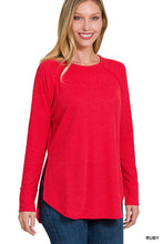 Load image into Gallery viewer, Melange Baby Waffle Long Sleeve Top
