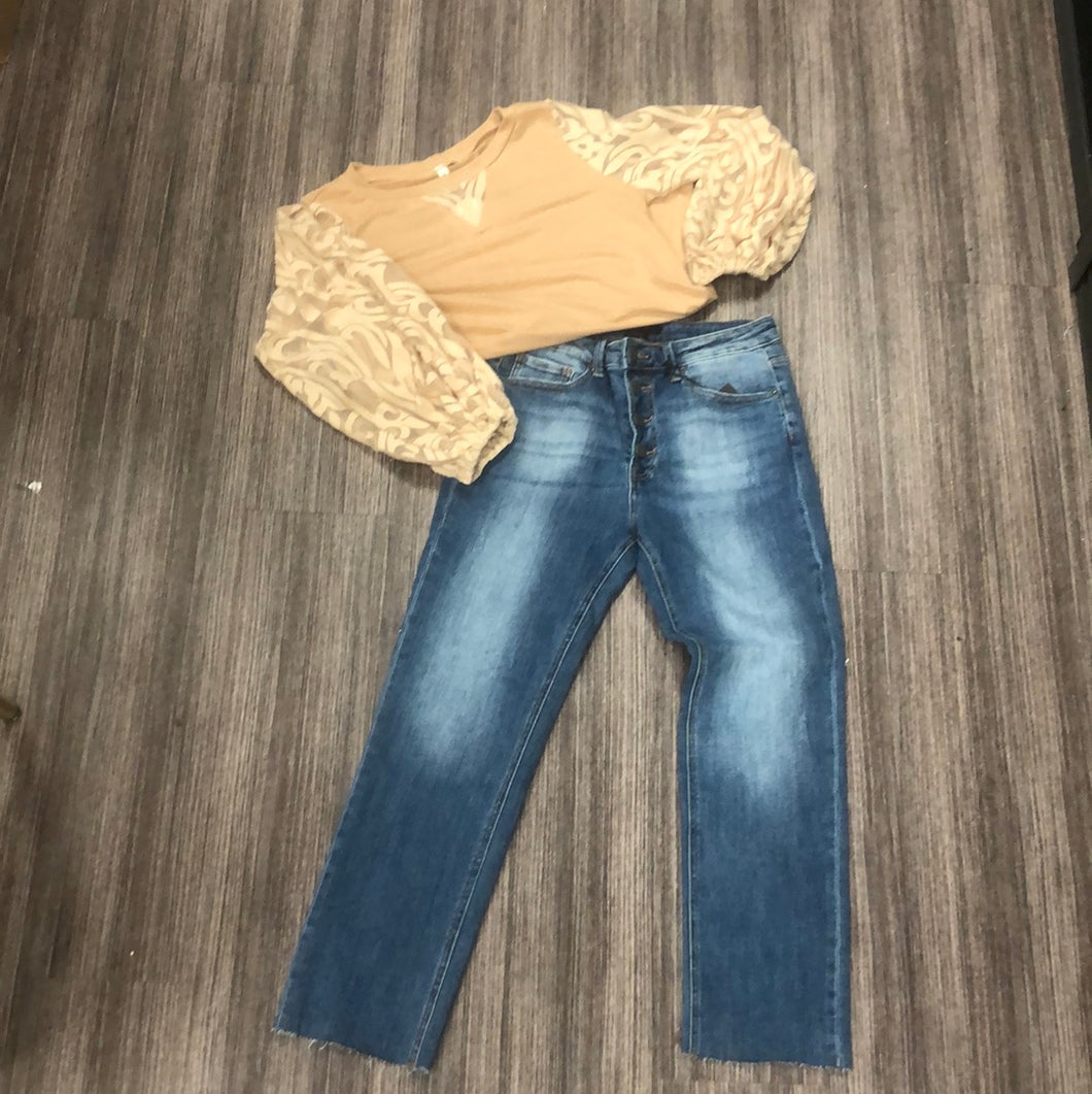 Katy Medium Wash Relaxed Skinny Jean